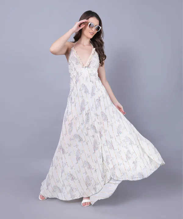 White_&_Blue_Ethnic_Grace_Maxi_Dress_For_Women