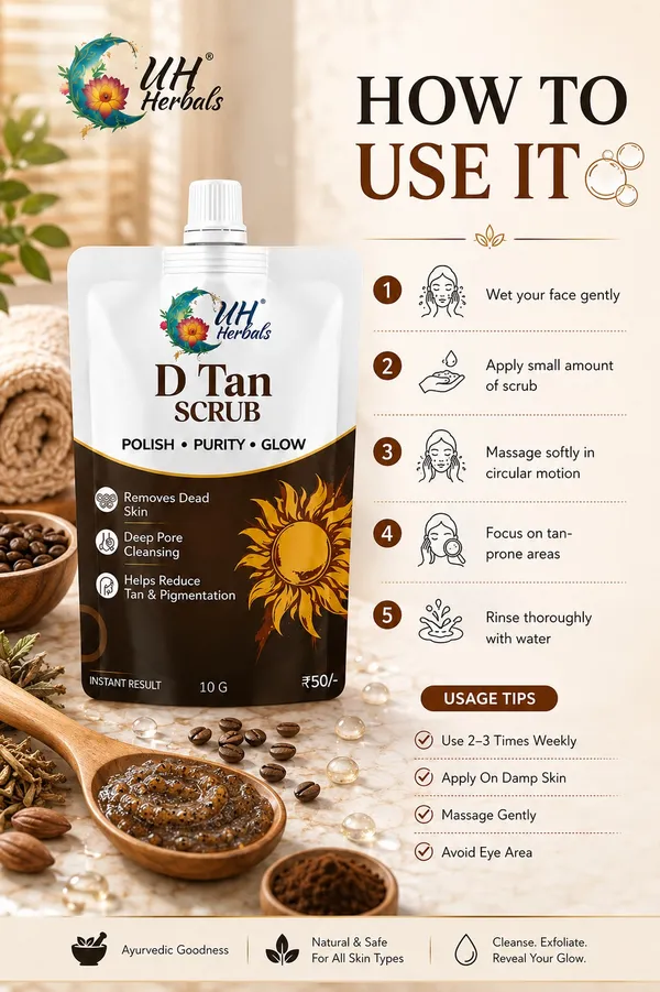 Detan_Scrub_Sachet_Pack_Of_6_|_Gentle_Exfoliation_|_Removes_Tan_|_Fresh_Skin