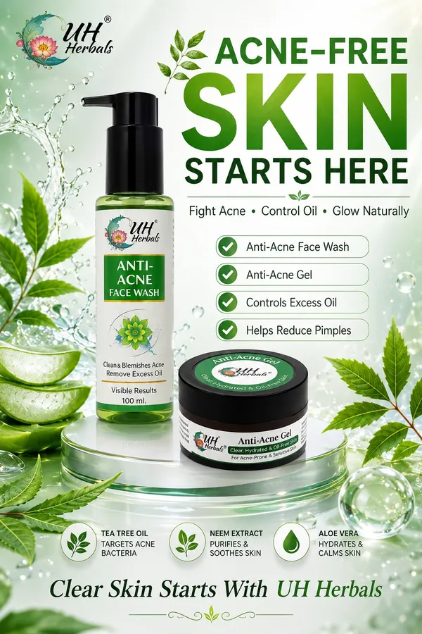 UH_Herbals_Anti-Acne_Skincare_Combo_–_Face_Wash_(100ml)_&_Anti-Acne_Gel_Acne_Defence_|_Oil_Control_|_Clear_Skin_Routine