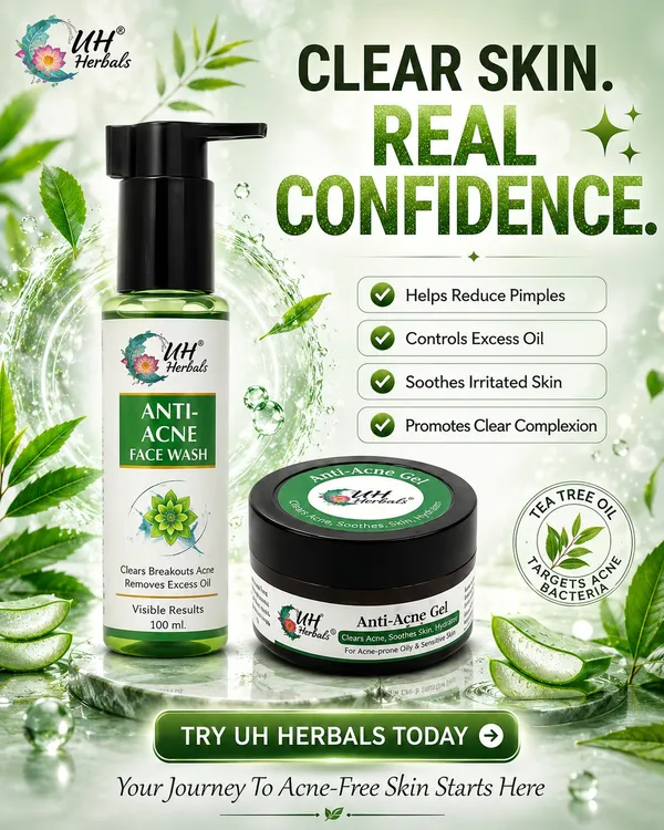UH_Herbals_Anti-Acne_Skincare_Combo_–_Face_Wash_(100ml)_&_Anti-Acne_Gel_Acne_Defence_|_Oil_Control_|_Clear_Skin_Routine