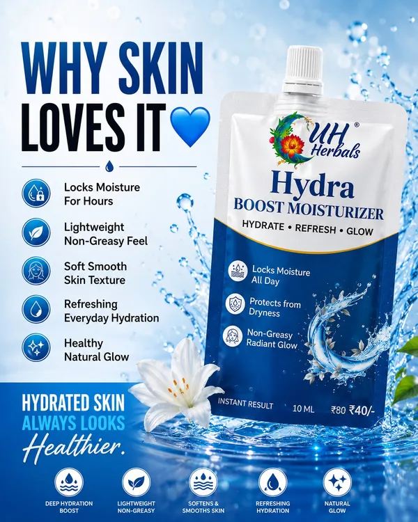 Hydra_Boost_Moisturizer_Sachet_Pack_Of_7__|_Long_Lasting_Moisture_|_Soft_Skin_|_Convenient_Use