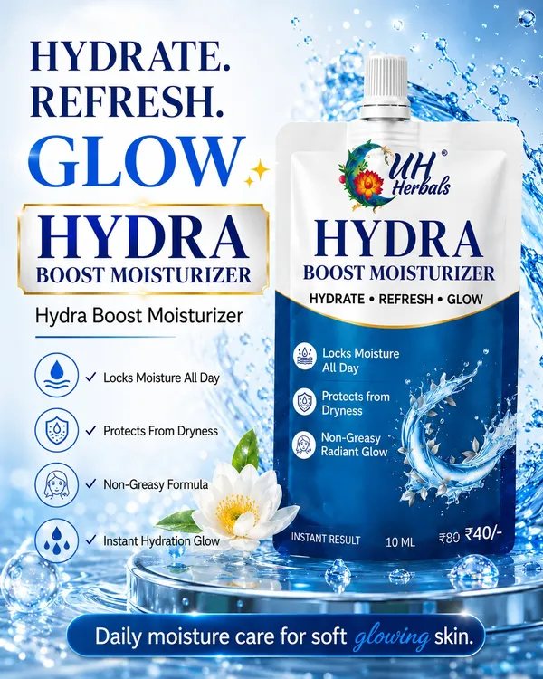Hydra_Boost_Moisturizer_Sachet_Pack_Of_7__|_Long_Lasting_Moisture_|_Soft_Skin_|_Convenient_Use
