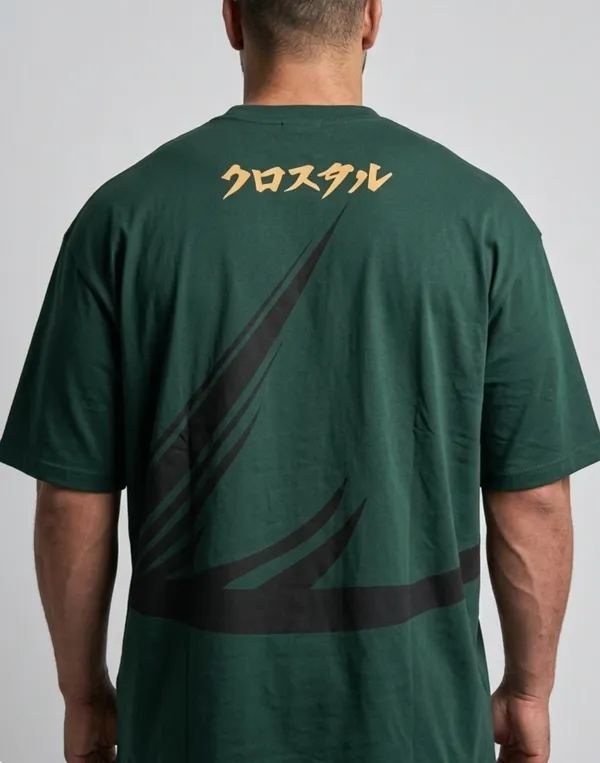 Green_Cotton_Oversized_Samurai_Graphic_T-Shirt_For_Men
