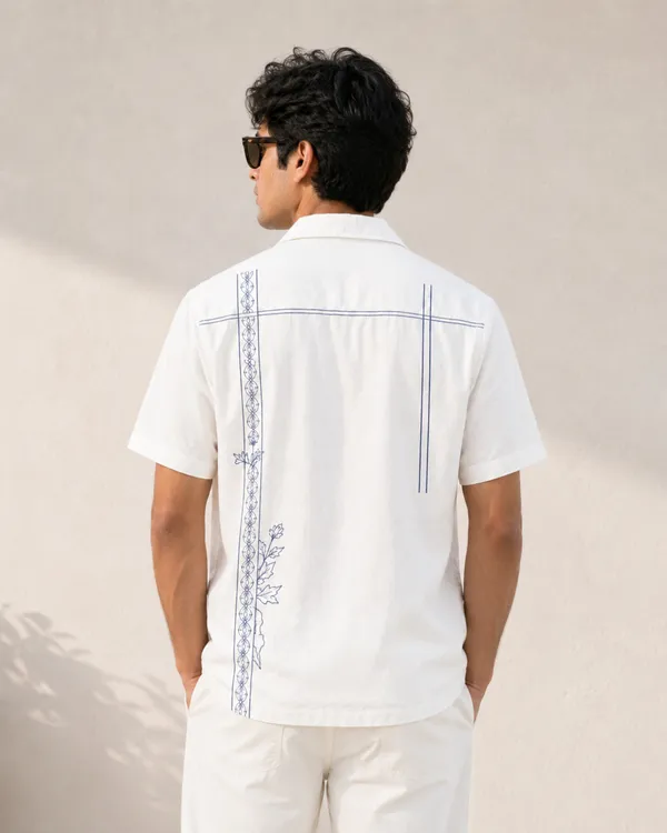 Relaxed_Fit_Cuban_Collar_Shirt_â€“_White