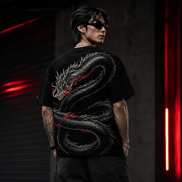 Black_Cotton_Oversized_Japanese_Typography_Printed_T-Shirt_For_Men
