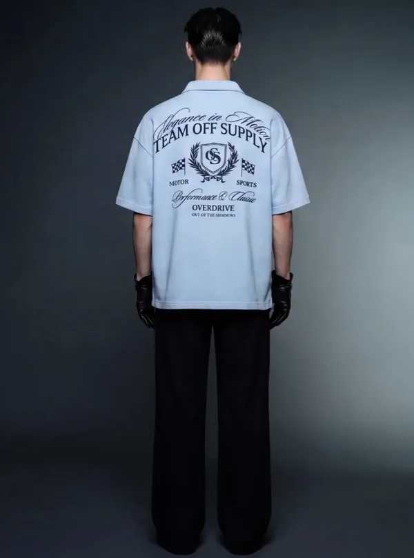Sky_Blue_Cotton_Drop_Shoulder_Oversized_Typography_T-Shirt_For_Men