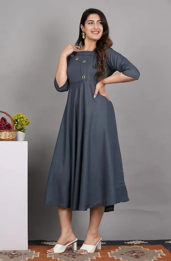 Gray_Cotton_Anarkali_Kurti_For_Women