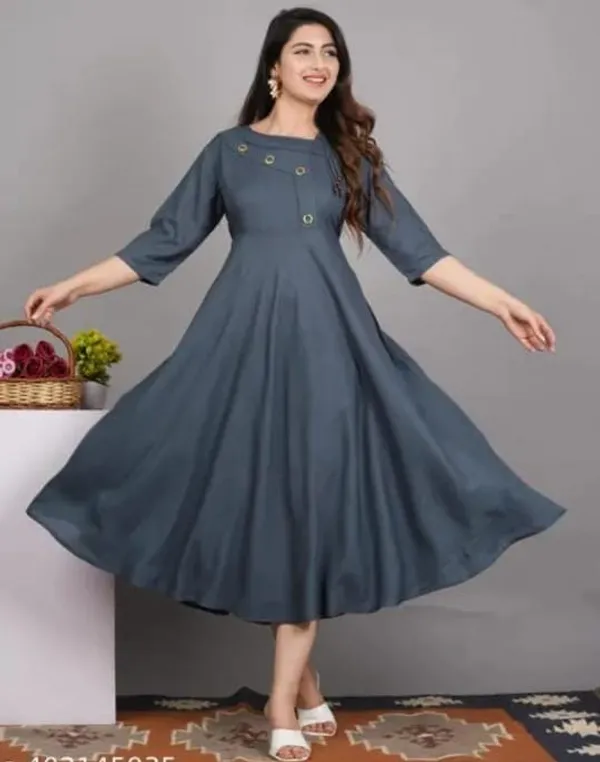 Gray_Cotton_Anarkali_Kurti_For_Women