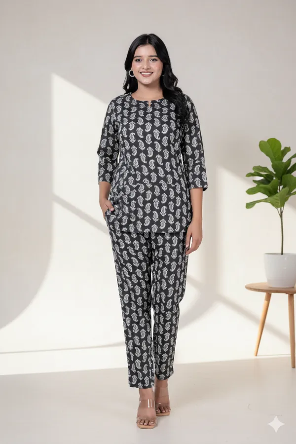 Black_Cotton_Co-Ord_Set_For_Women