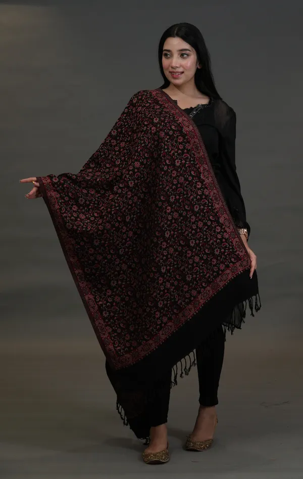 Shifneen_Acrylic_Woven_Women_Shawl_Black
