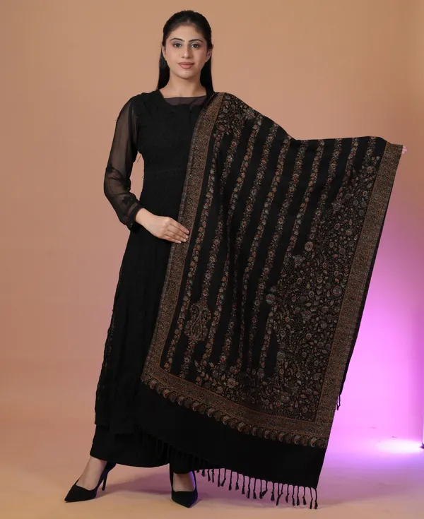 Shifneen_Acrylic_Woven_Women_Shawl_Black