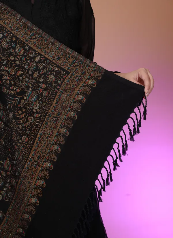 Shifneen_Acrylic_Woven_Women_Shawl_Black