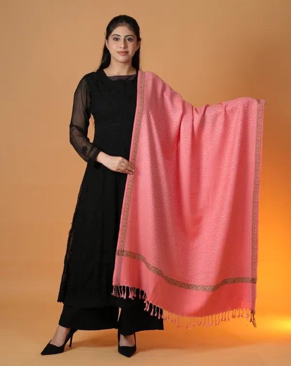 Shifneen_Acrylic_Self_Design_Women_Shawl_Pink