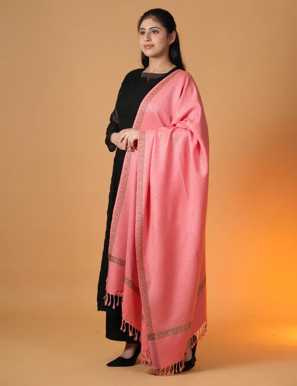 Shifneen_Acrylic_Self_Design_Women_Shawl_Pink