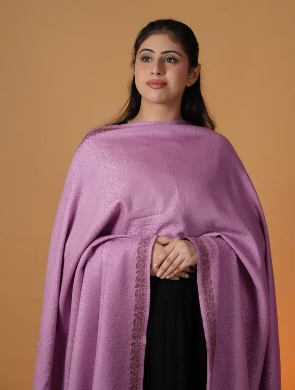 Shifneen_Acrylic_Self_Design_Women_Shawl_Purple