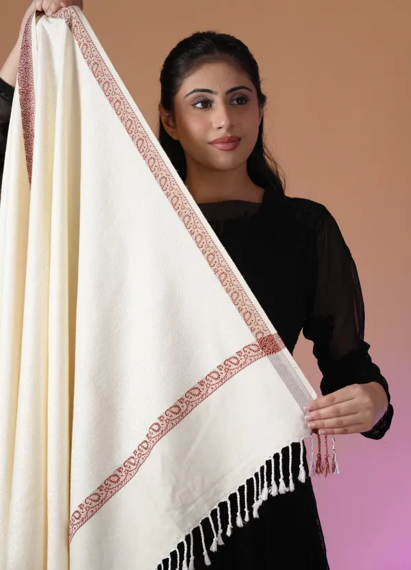 Shifneen_Acrylic_Self_Design_Women_Shawl_White