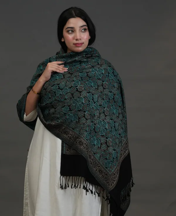 Shifneen_Acrylic_Woven_Women_Shawl_Black