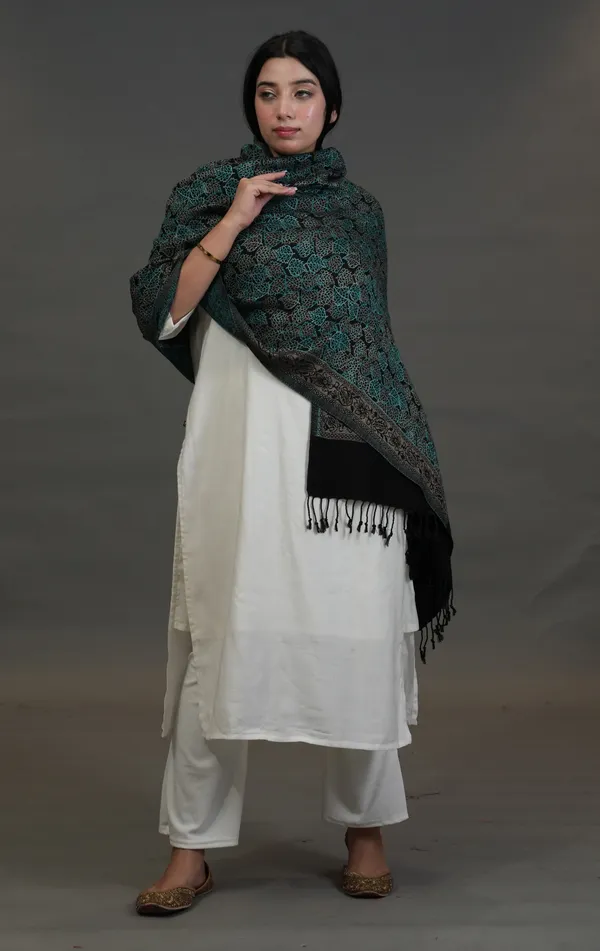 Shifneen_Acrylic_Woven_Women_Shawl_Black