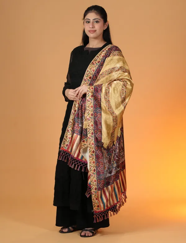 Shifneen_Velvet_Printed_Women_Shawl_Multicolor
