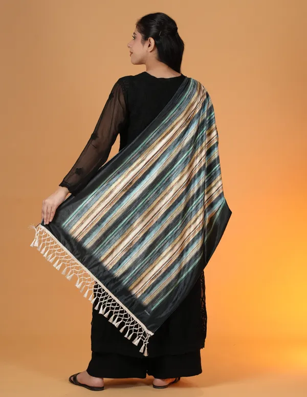 Shifneen_Velvet_Printed_Women_Shawl_Blue