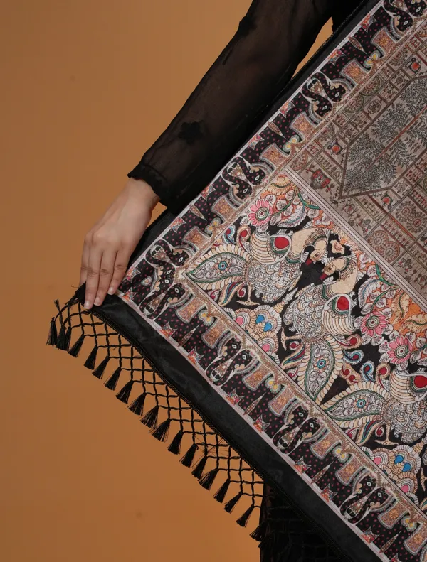 Shifneen_Velvet_Printed_Women_Shawl_Black