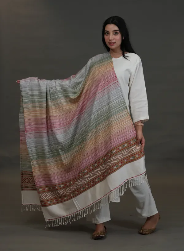 Shifneen_Acrylic_Striped_Women_Shawl_Multicolor