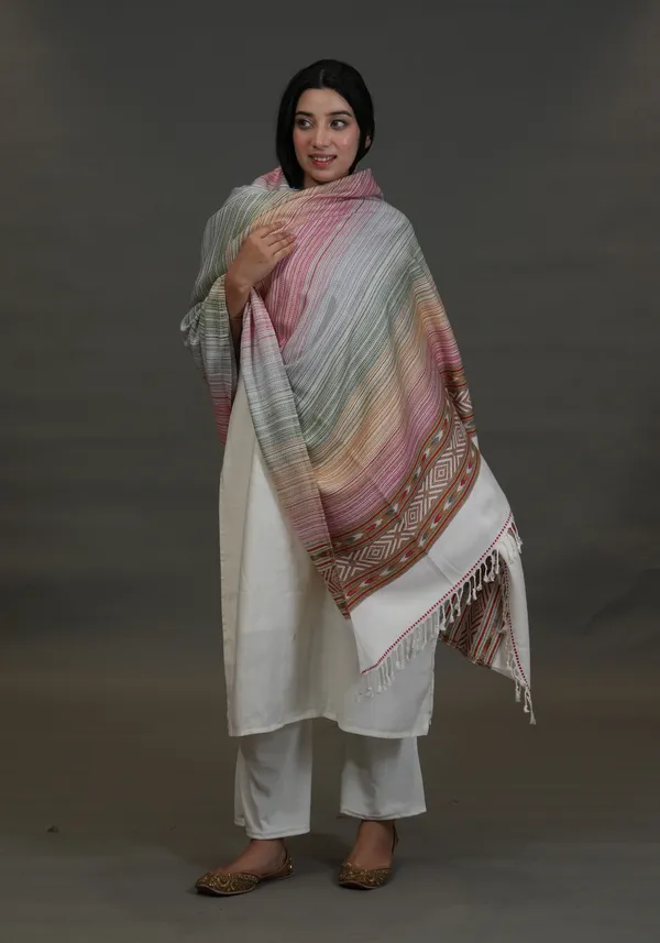 Shifneen_Acrylic_Striped_Women_Shawl_Multicolor