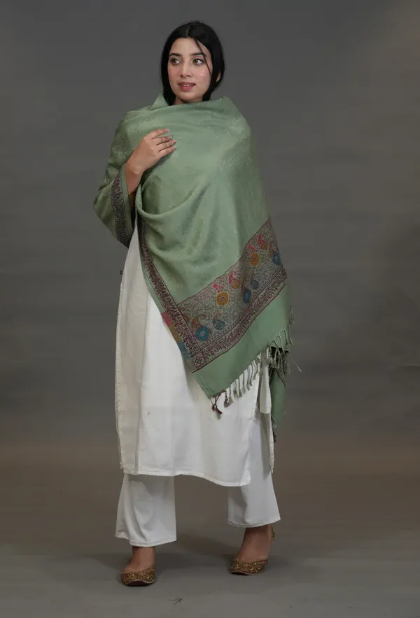Shifneen_Acrylic_Embroidered_Women_Shawl_Light_Green