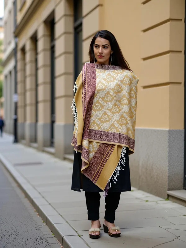 Shifneen_Acrylic_Printed_Women_Shawl_Beige