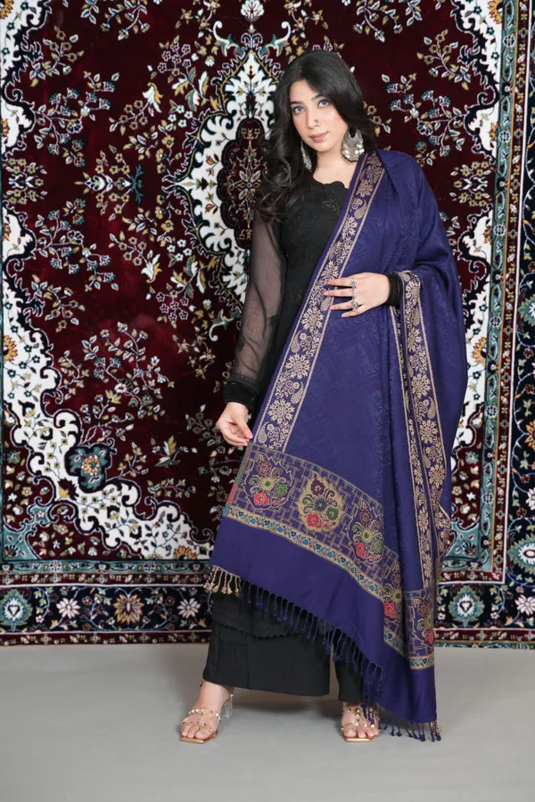 Shifneen_Acrylic_Printed_Women_Shawl_Blue