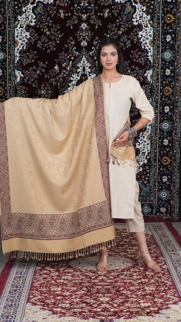Shifneen_Acrylic_Printed_Women_Shawl_Beige