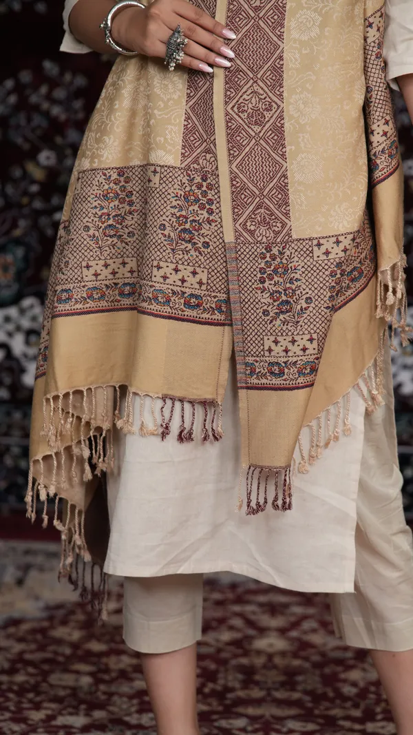 Shifneen_Acrylic_Printed_Women_Shawl_Beige