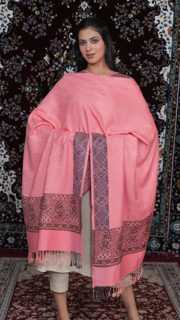 Shifneen_Acrylic_Printed_Women_Shawl_Pink