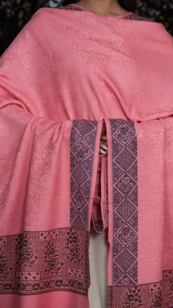 Shifneen_Acrylic_Printed_Women_Shawl_Pink