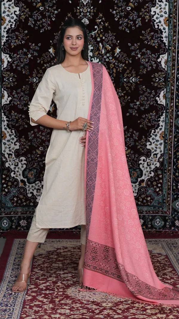 Shifneen_Acrylic_Printed_Women_Shawl_Pink