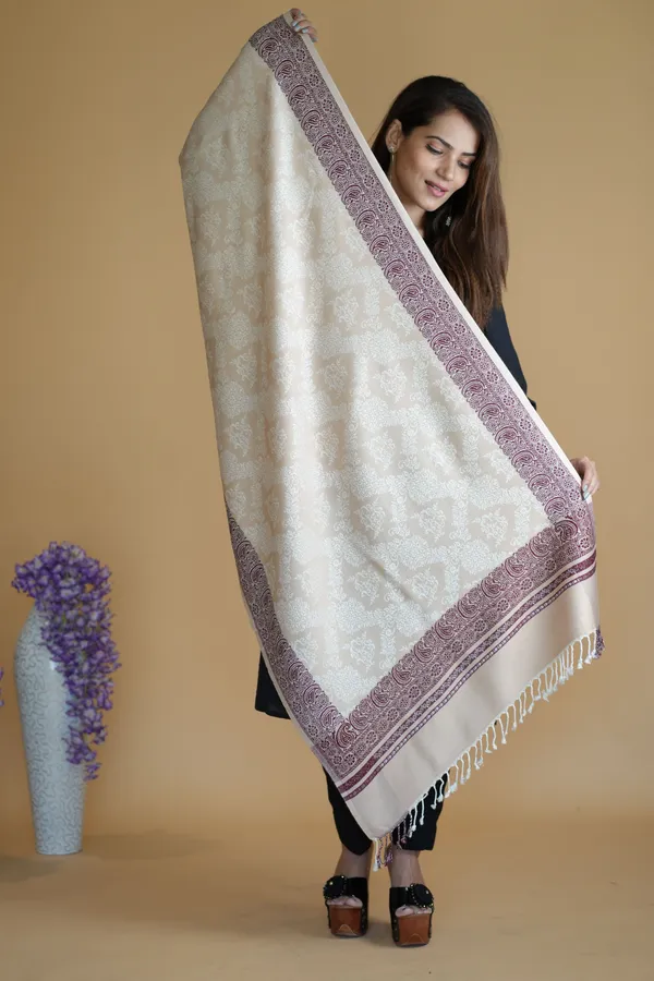 Shifneen_Acrylic_Printed_Women_Shawl_Beige