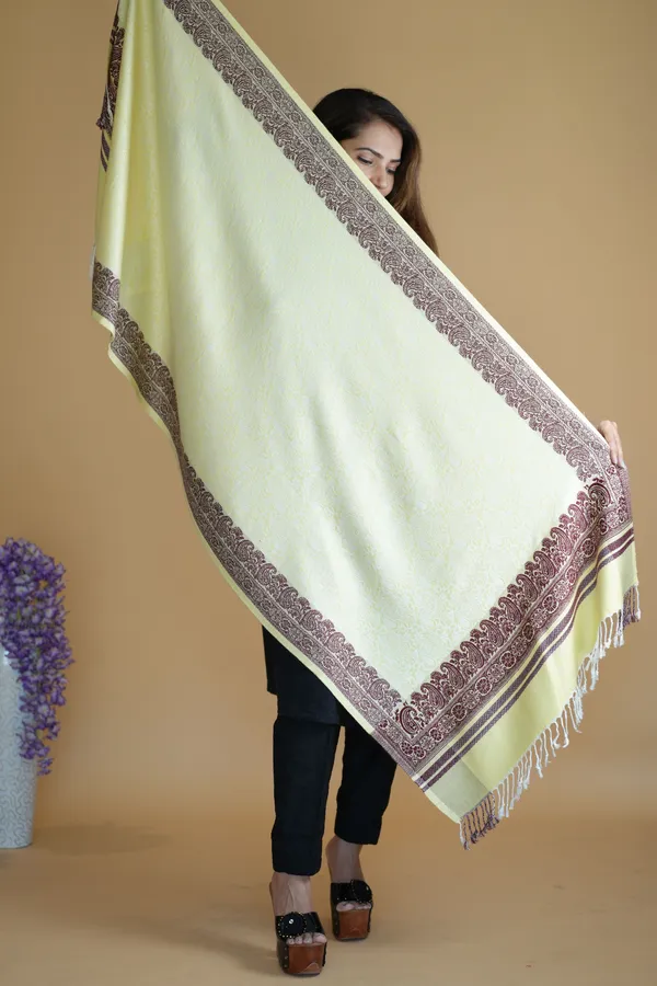 Shifneen_Acrylic_Printed_Women_Shawl_Yellow