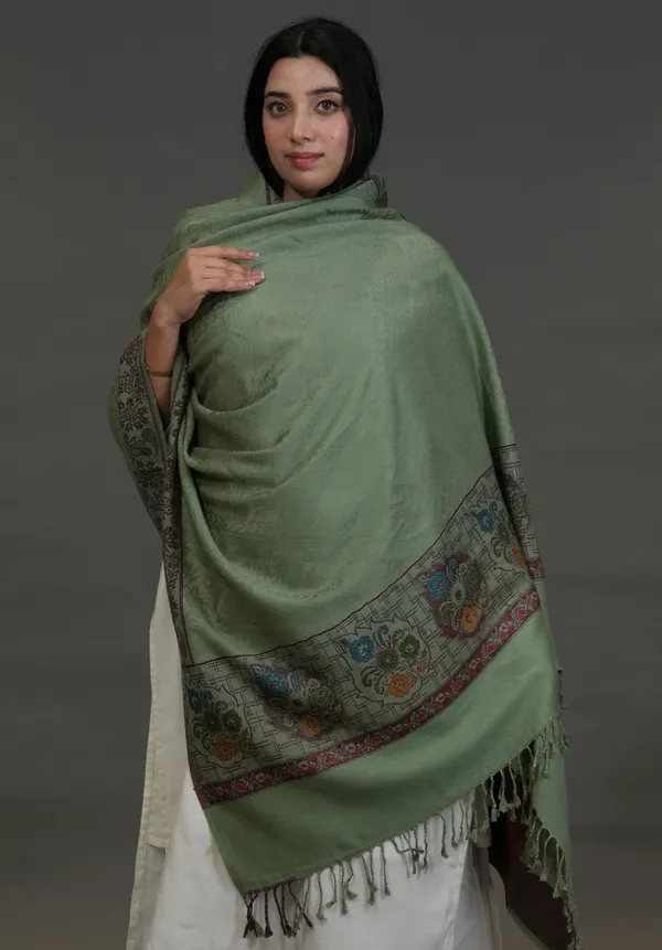 Shifneen_Acrylic_Printed_Women_Shawl_Light_Green