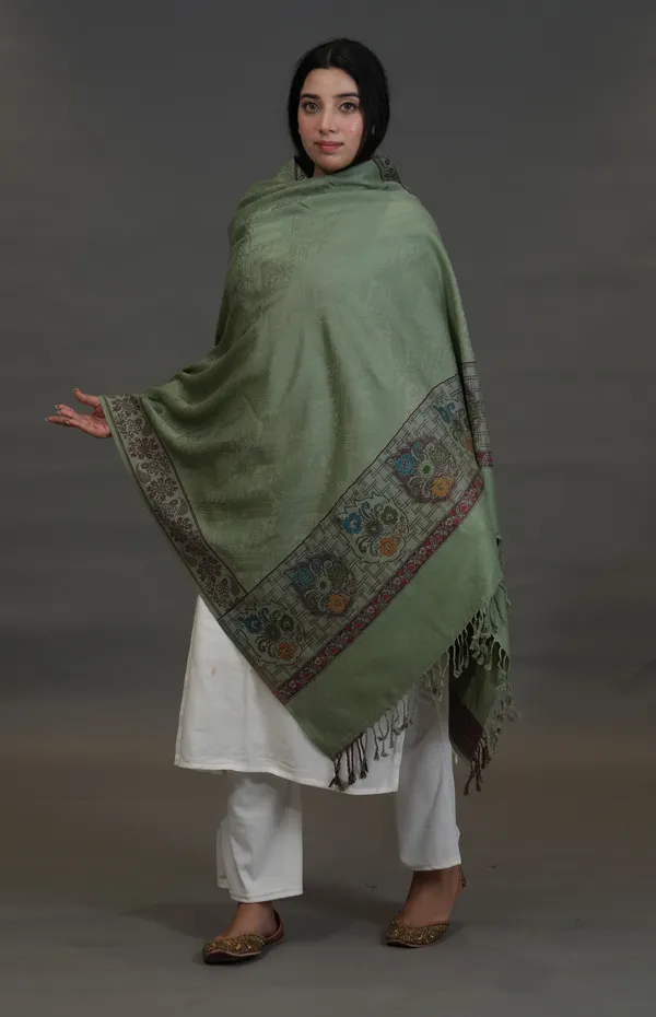 Shifneen_Acrylic_Printed_Women_Shawl_Light_Green