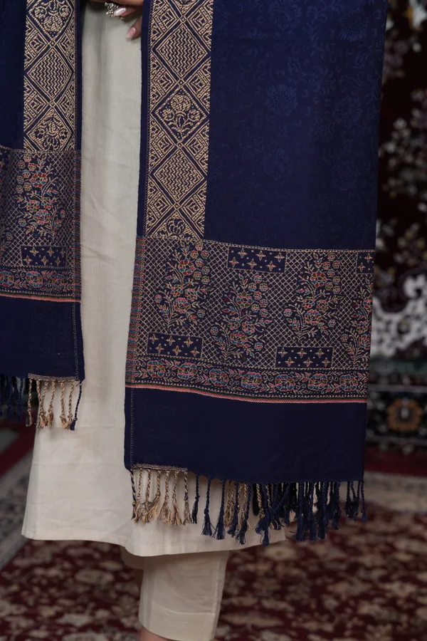 Shifneen_Acrylic_Printed_Women_Shawl_Blue
