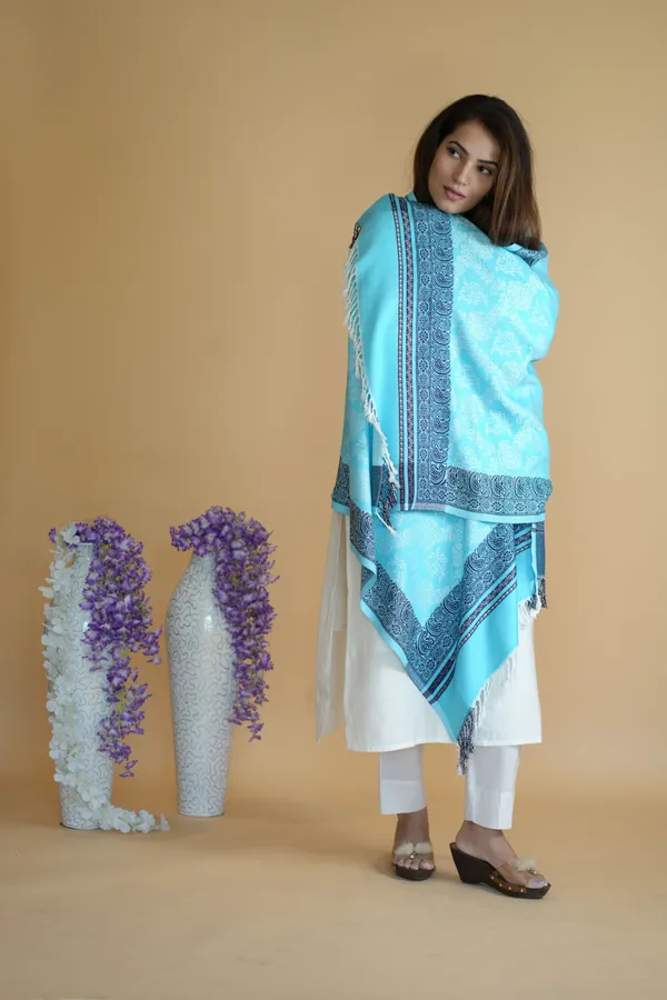 Shifneen_Acrylic_Printed_Women_Shawl_Blue