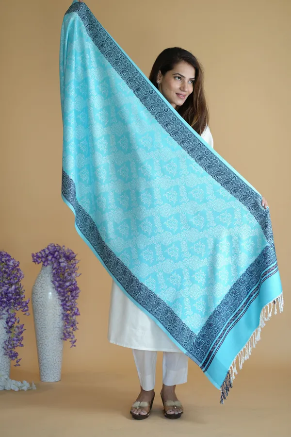 Shifneen_Acrylic_Printed_Women_Shawl_Blue