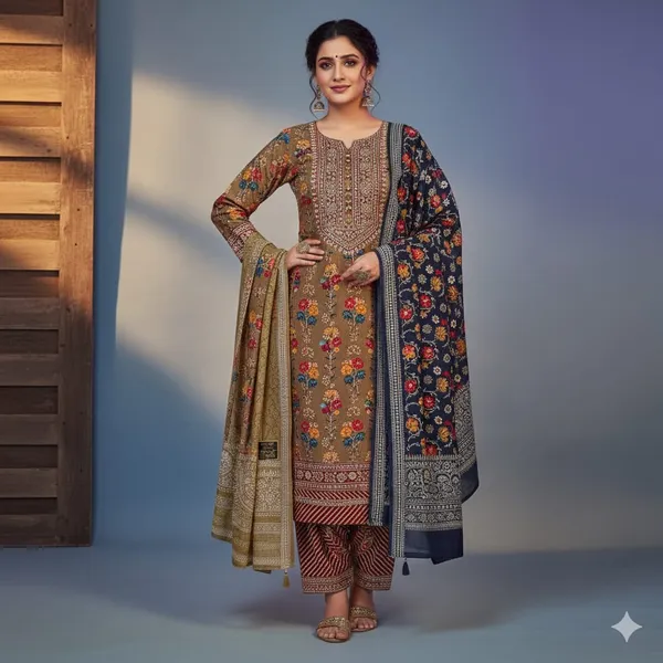 Honey_Beige_Pure_Lawn_Cotton_Ethnic_Suit_Set_For_Women