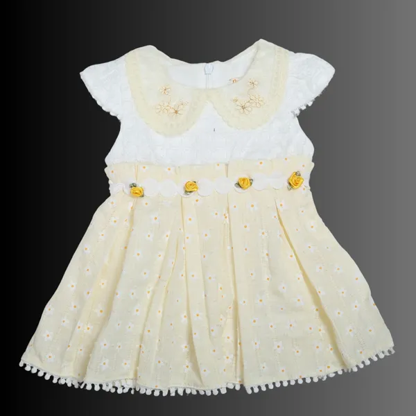 Cute_Yellow_Printed_dress_with_pants