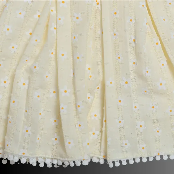 Cute_Yellow_Printed_dress_with_pants