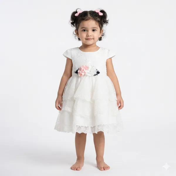 White_Cute_Dress_Set_with_pants