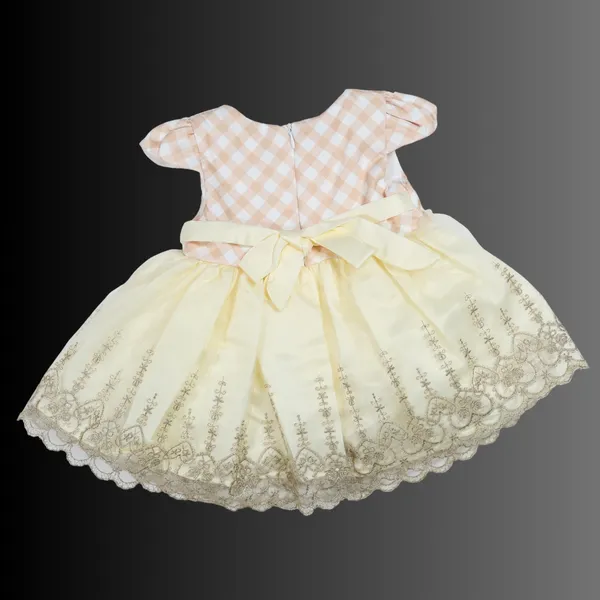 Yellow_Dress_with_Pants_Set