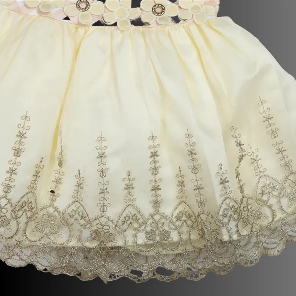 Yellow_Dress_with_Pants_Set