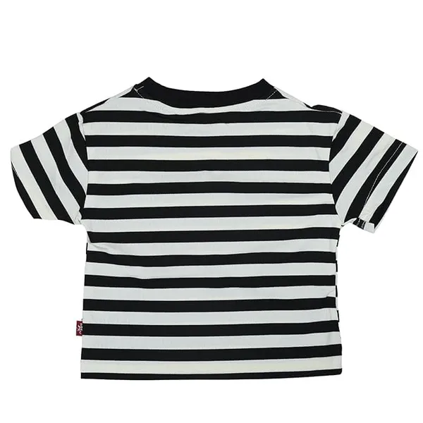 Black_Striped_T-Shirt_And_Cargo_Shorts_Set,_Utility_Pockets