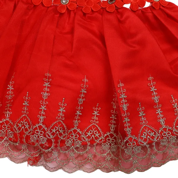 red_dress_with_pants_set